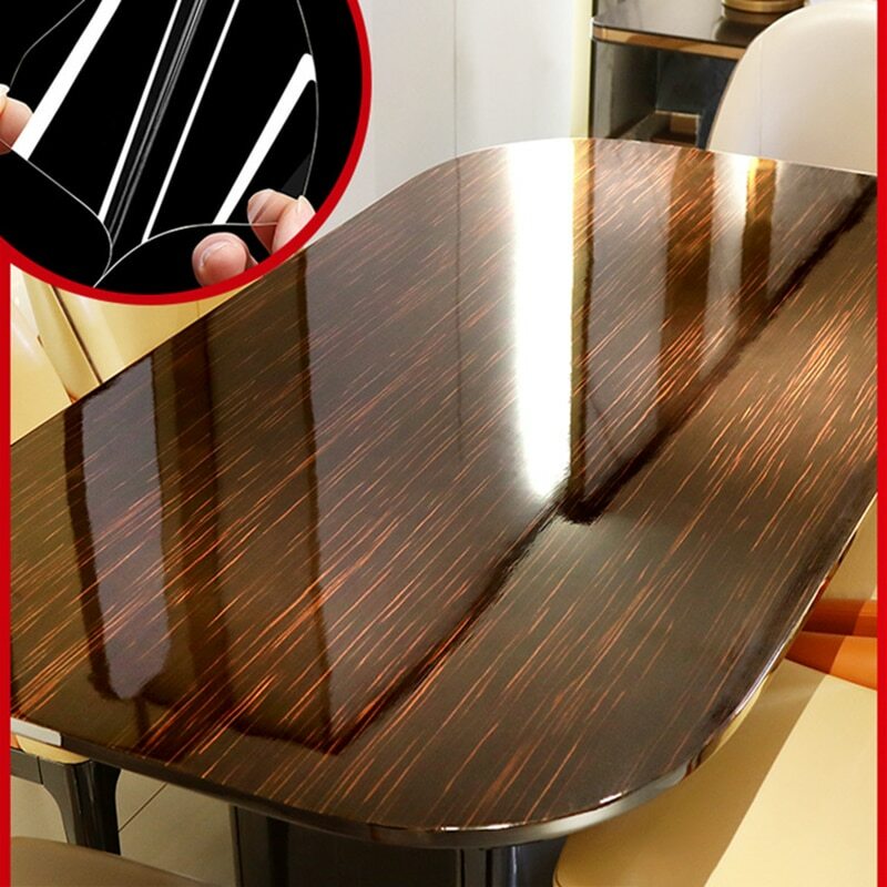 Clear Self Adhesive Window Security Film Sticker Table Glass Shatter Protection