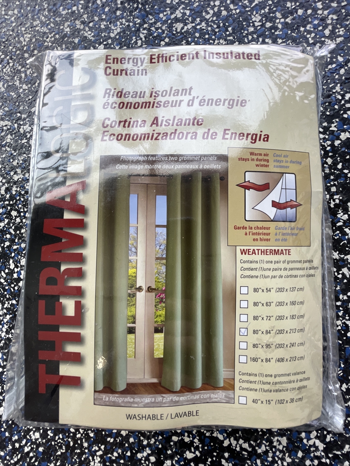 84″ L Thermalogic Energy Efficient Insulated Grommet-Top Curtains