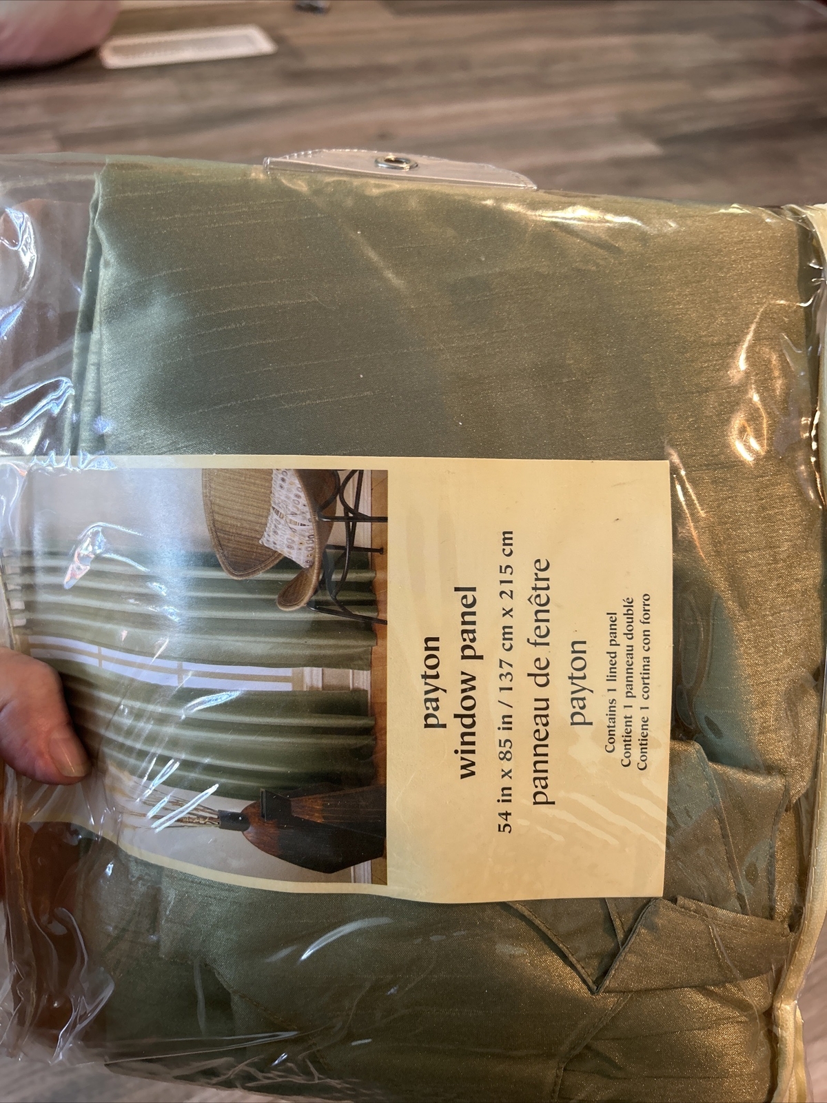Payton Window Panel Green 54×85 Pier 1 Imports Vintage