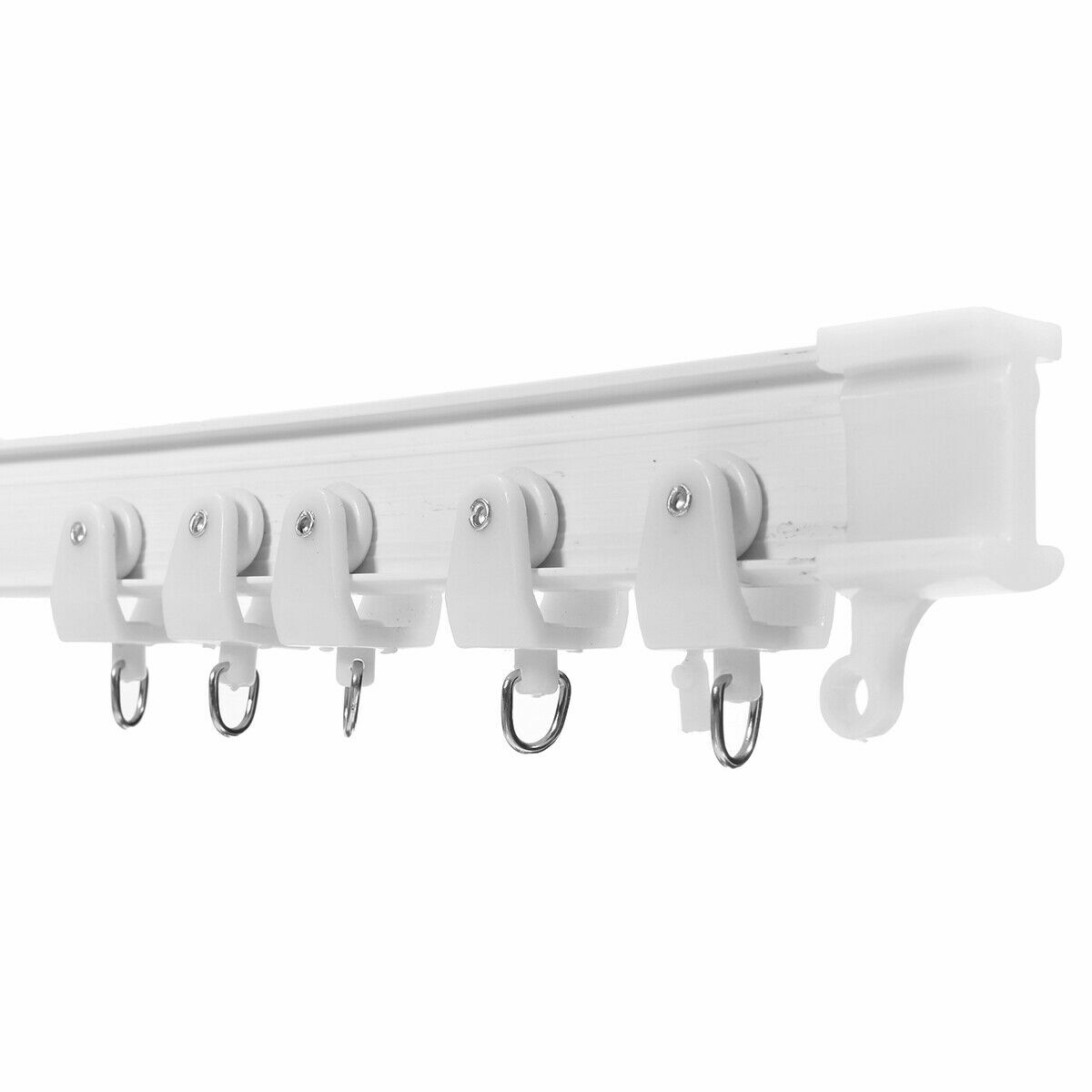 Flexible Cuttable Bendable Curtain Track Rail for Straight Bay Windows Caravan