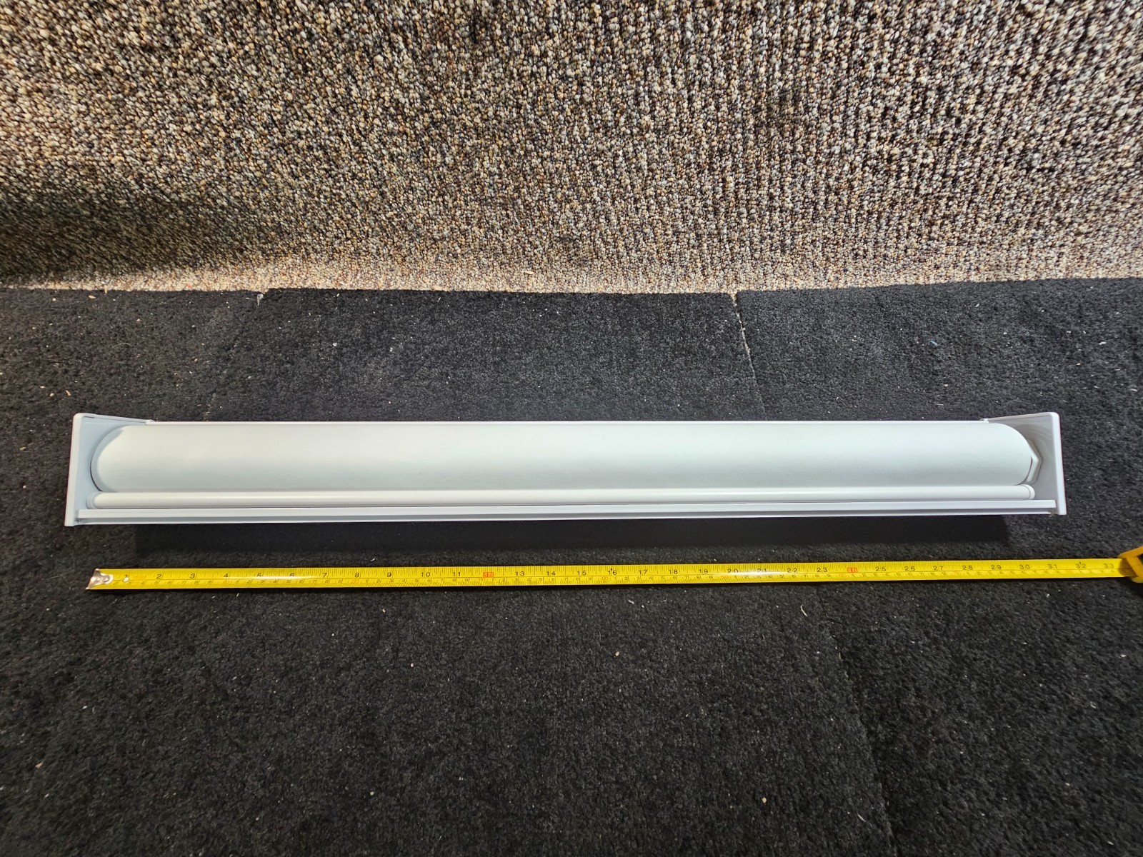 Window Roller Shade, White 30 5/8 x 70 1/2″ For Media Room C25075567-26-1