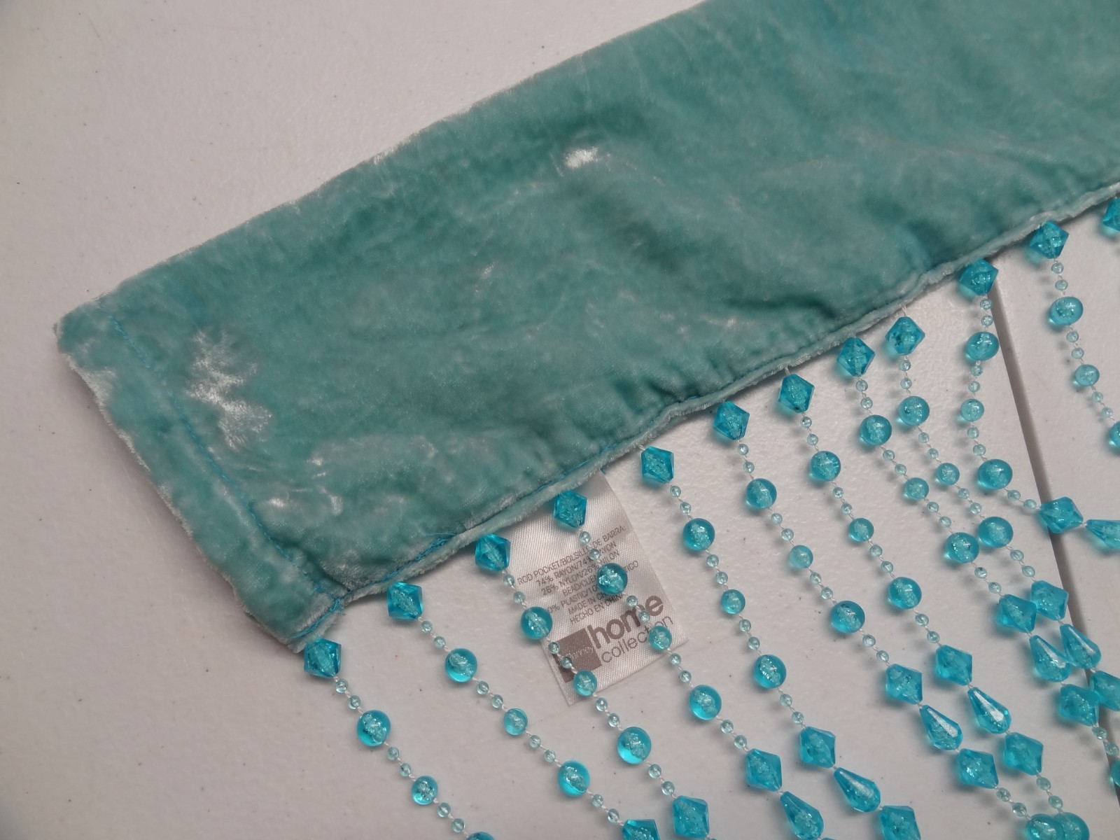JC Penney Home Teal 40″ x84″ Doorway Beads String Curtain Beaded Home Collection