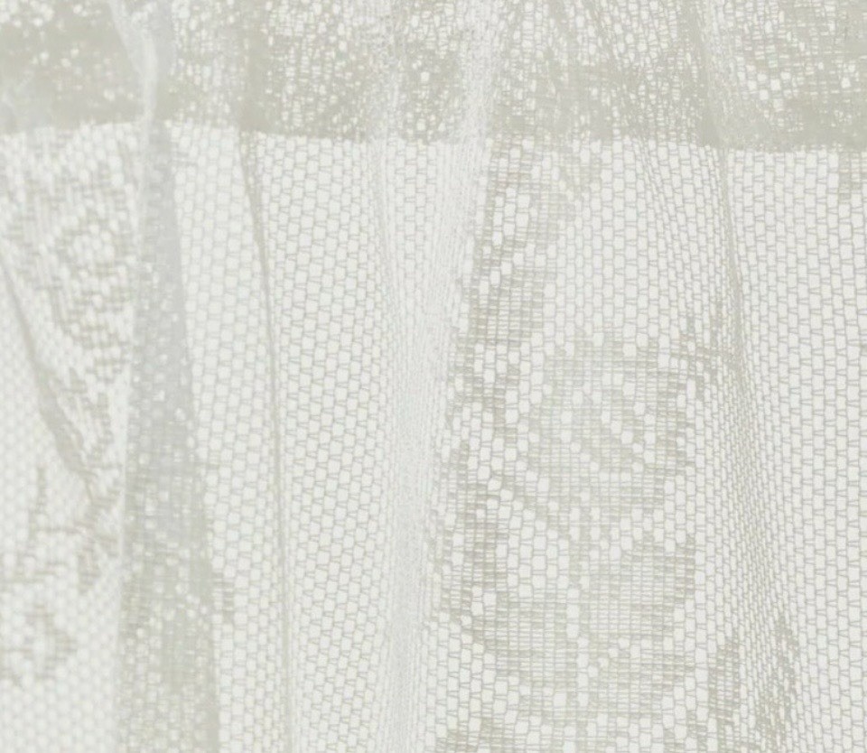 IKEA Lovely Classic White Alvine Spets 145 x 250cm Lace Net Curtains Sealed New