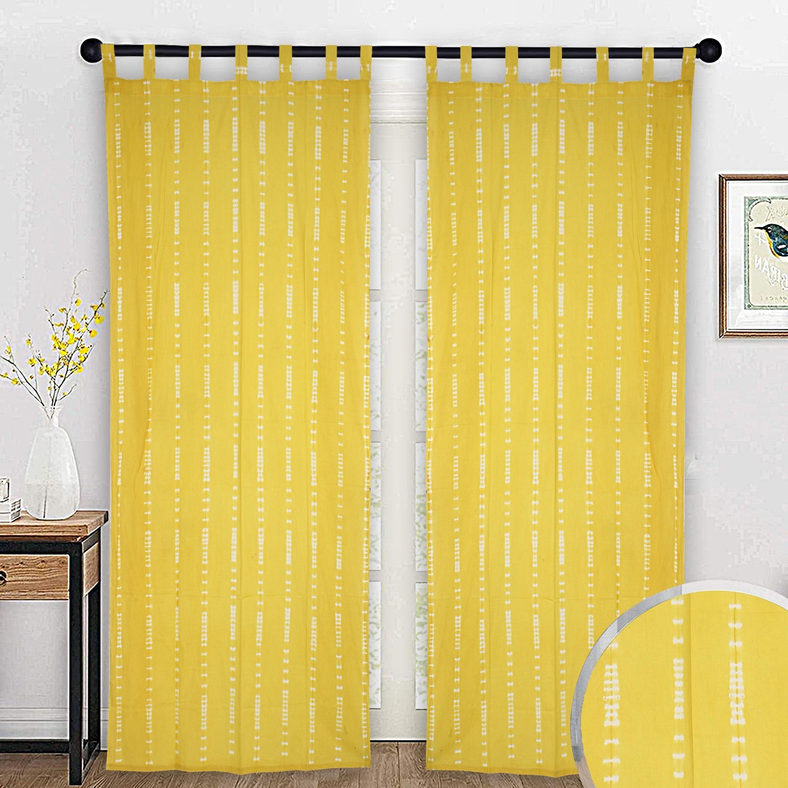 Indian Curtains Hippie Ethnic Tapestry Wall Hanging Bohemian Window Valance