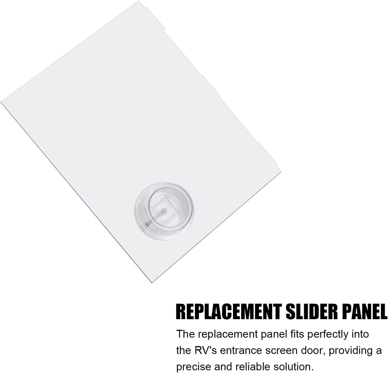 Rv Screen Door Slider Panel Acrylic Replacement Part 239061 for Right Handed