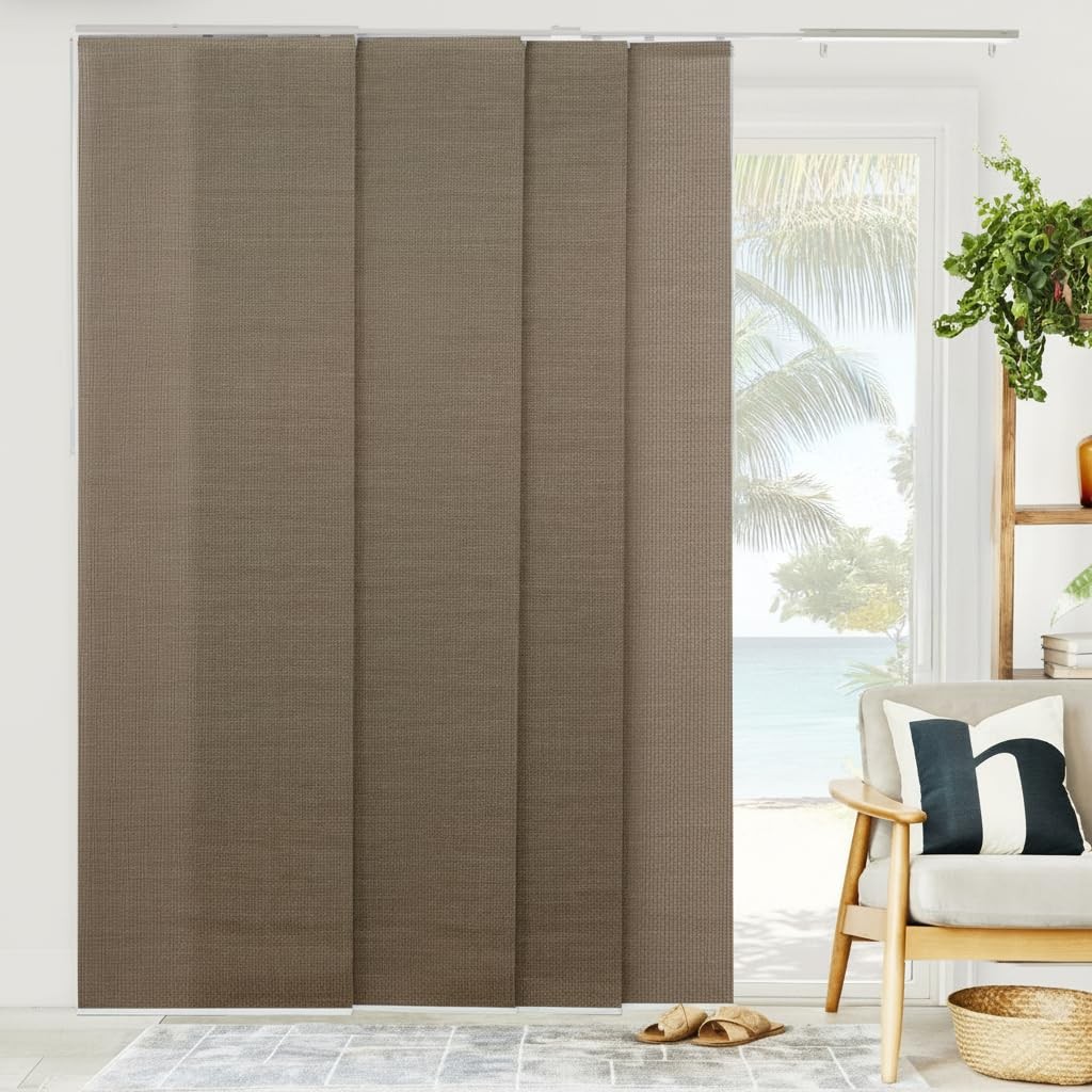 Panel Track Blinds for Sliding Glass Door, Adjustable Track for Patio Entry, …