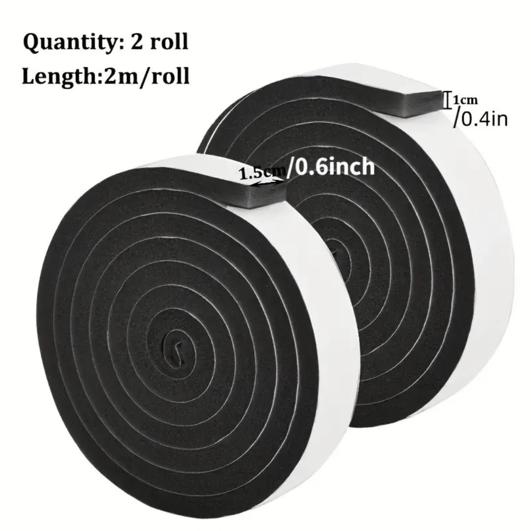 4m Foam Window Sealing Strips Windproof Sound-proof Door Weather Stripping Dustp
