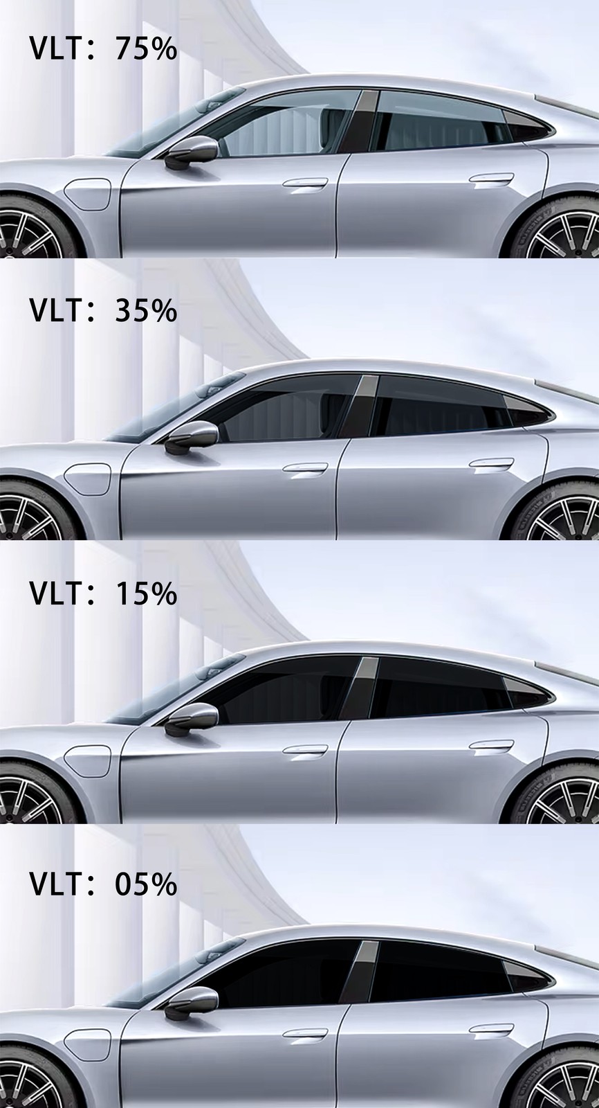 Nano Ceramic Window Tint Film Roll 5% 15% 35% VLT for Home, Office, Car, Truck