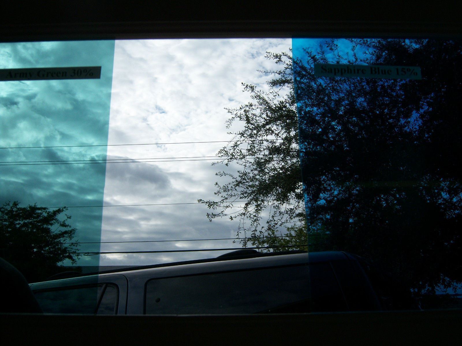 DIY COLORED WINDOW TINTFILM RUBY REDBLUEARMY GREEN PROFESSIONAL GRADE!
