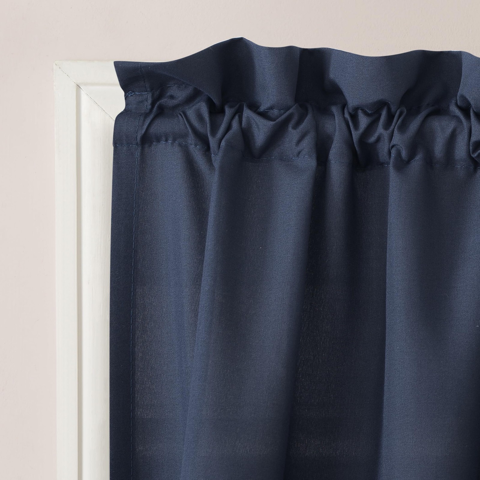 No. 918 Martine kitchen curtain, semi-sheer, with rod pockets, 137.2 x…