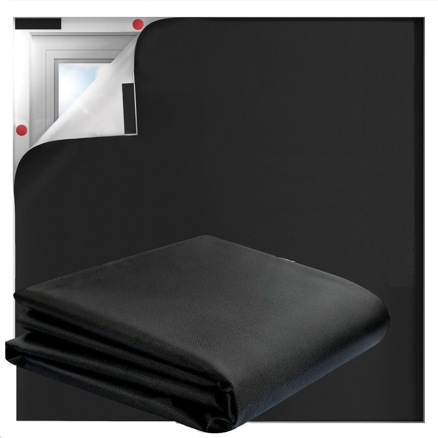 GIUPRE Blackout Curtains, Black Out Window 57″W x 118″L (Pack of 1),