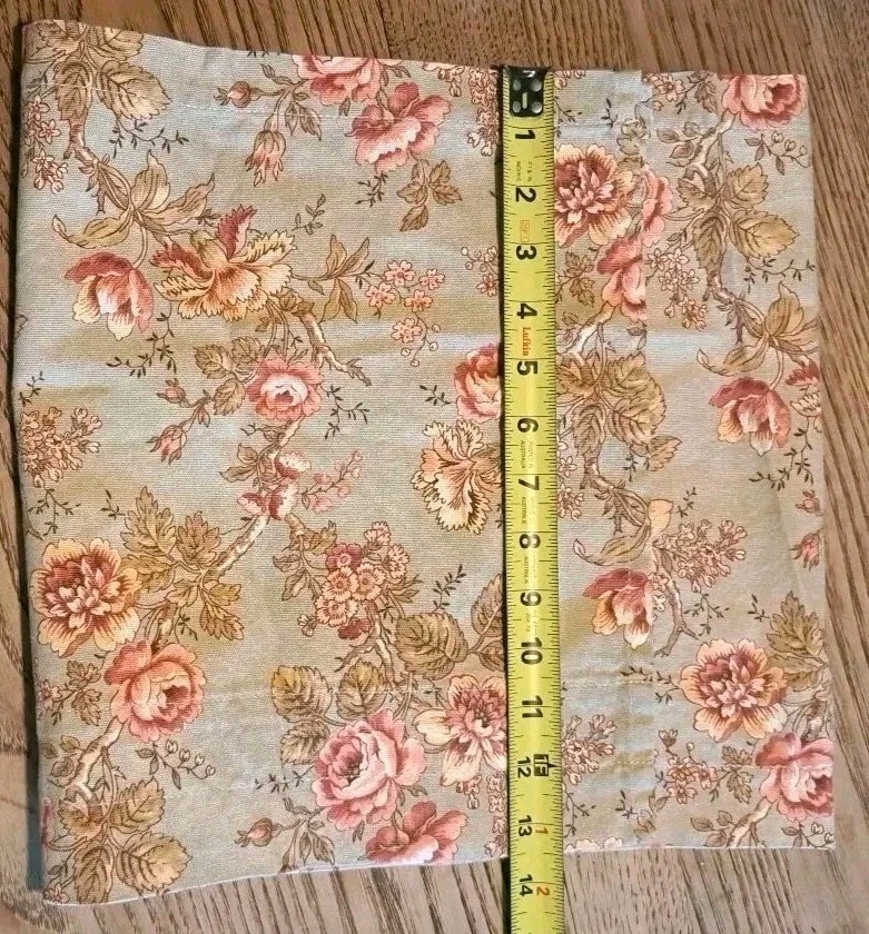 Vintage Handmade Cottagecore Boho Style Rod Pocket Valance – 13.5″ x 50″