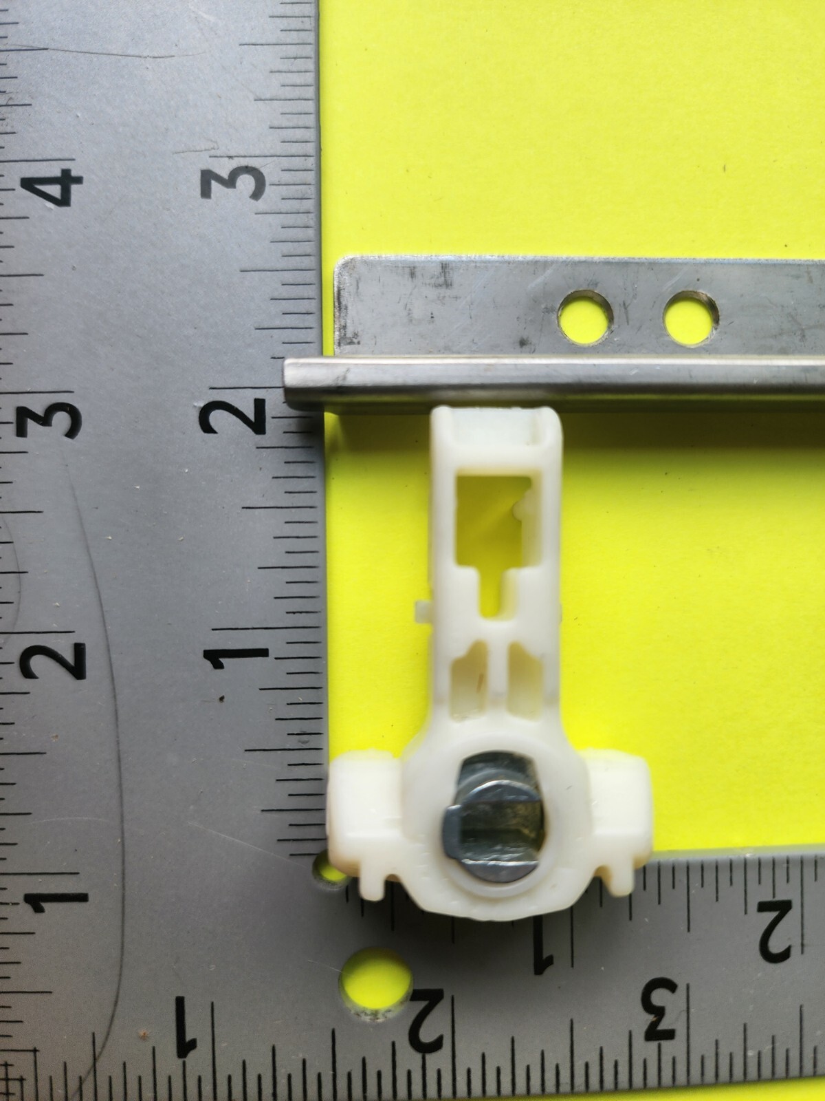 Block and Tackle, Tilt-Lock window Balance Shoe / 1.25 wide / WHITE.