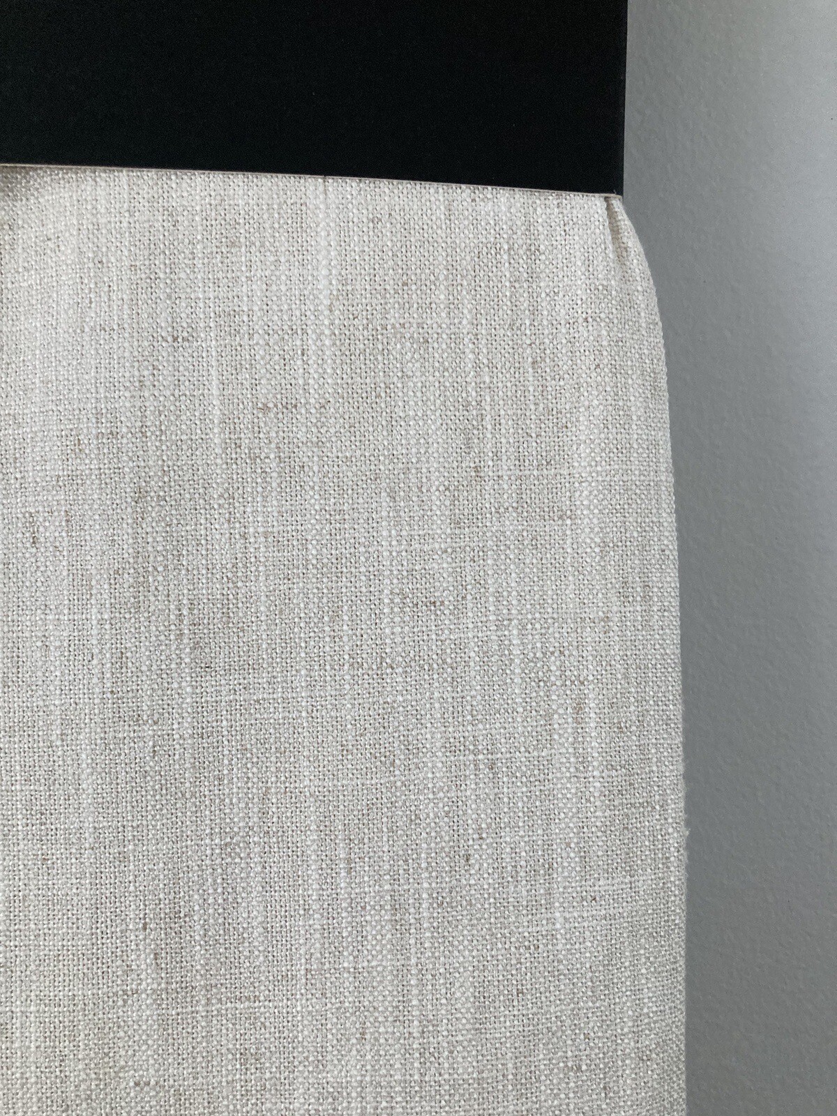 2 Ralph Lauren Back Tab Panels Curtains Belgian Linen Natural Beige 54″ x 96″