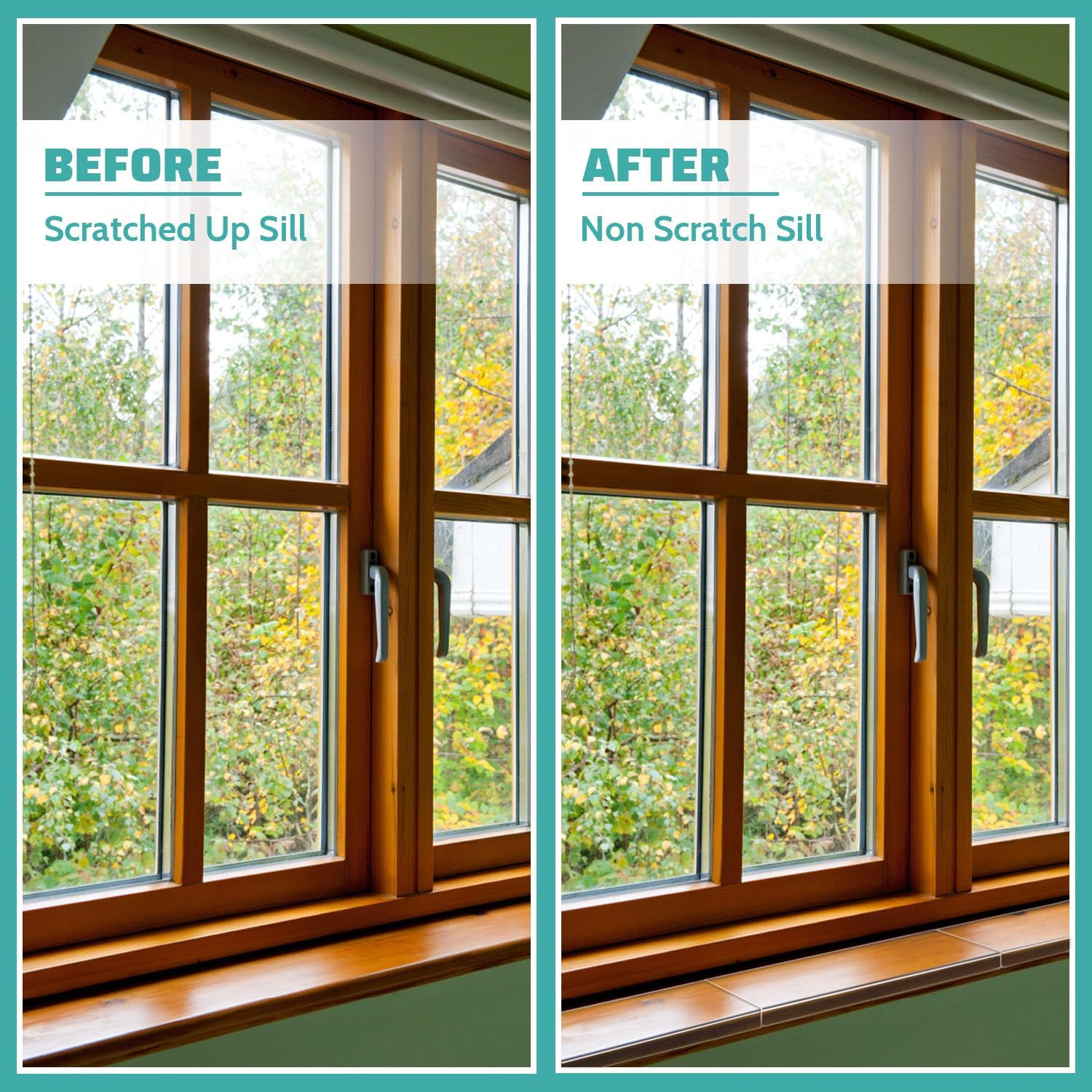 3 Pcs Window Sill Protector, Pet Window Guard,Transparent, Window Sill Cover, Pr
