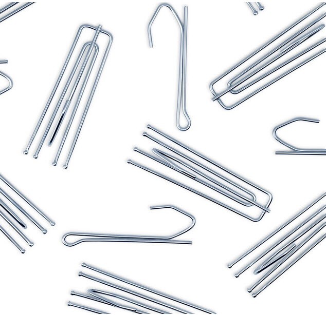 (14) Pc Dritz 3.5″ Chrome Pleater Hooks Curtains Drapes Pins Hardware **NEW**