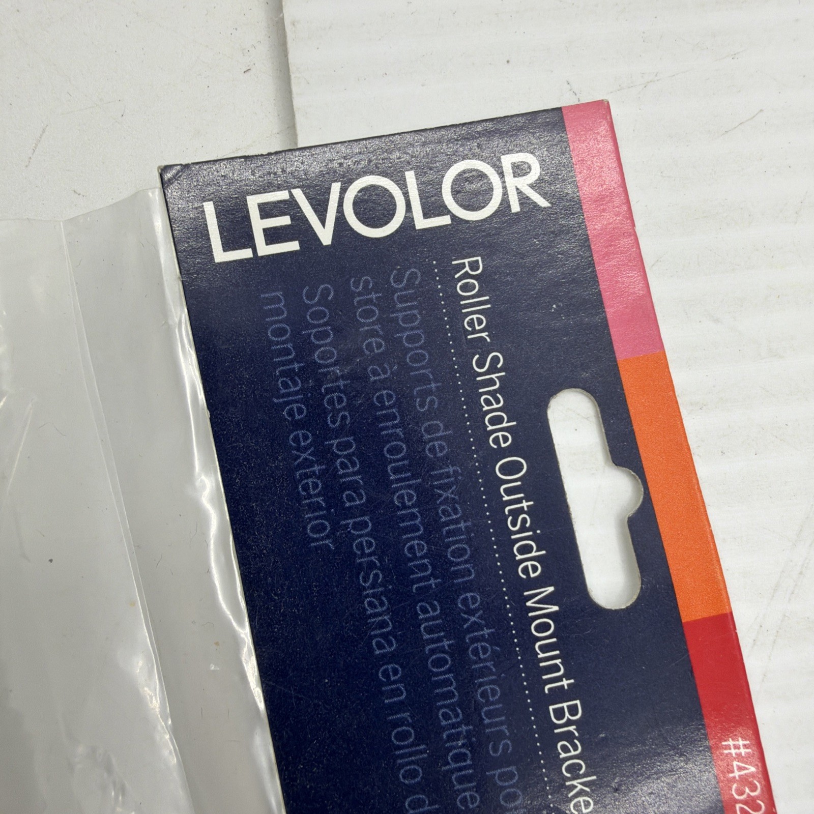 LEVOLOR Roller Shade, Outside Mount Brackets Sold In Sets Of 3 {89}