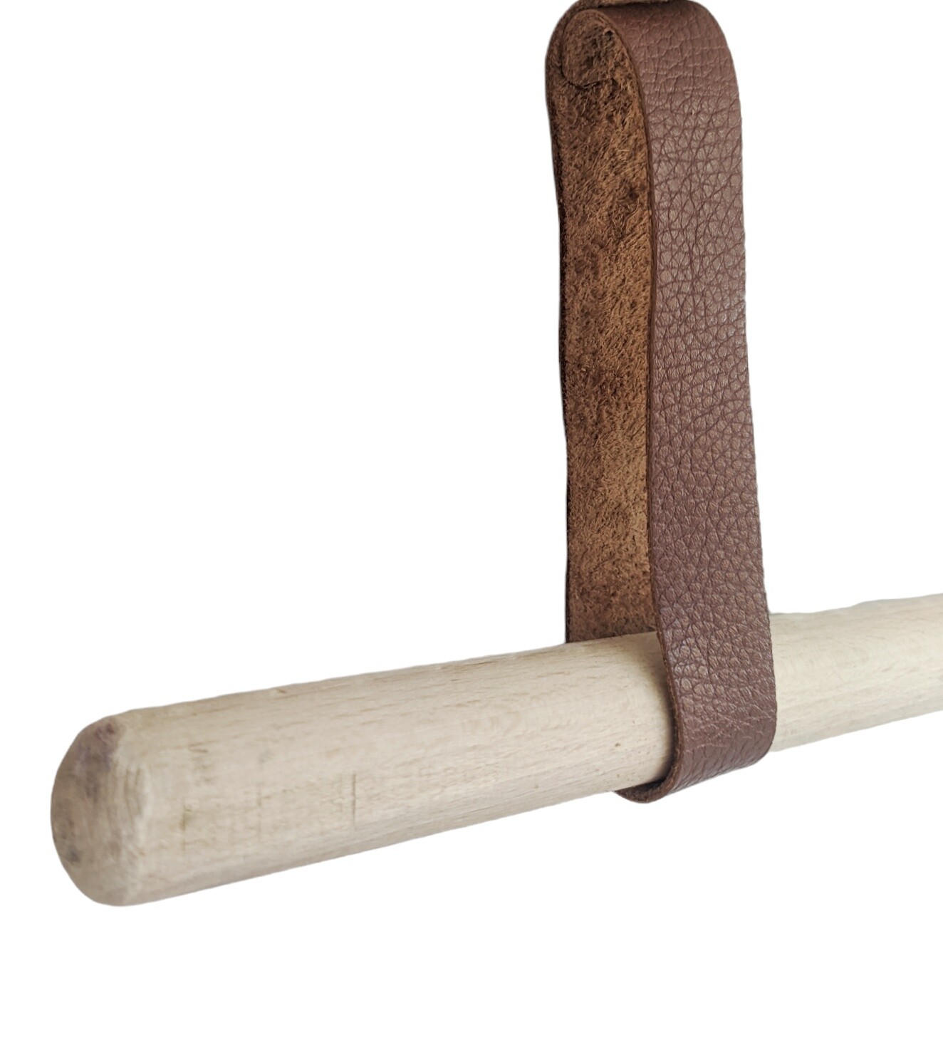 40cm Leather Ceiling Straps, Clothing Rack Rod Holder,Ceiling Curtain Rod Holder
