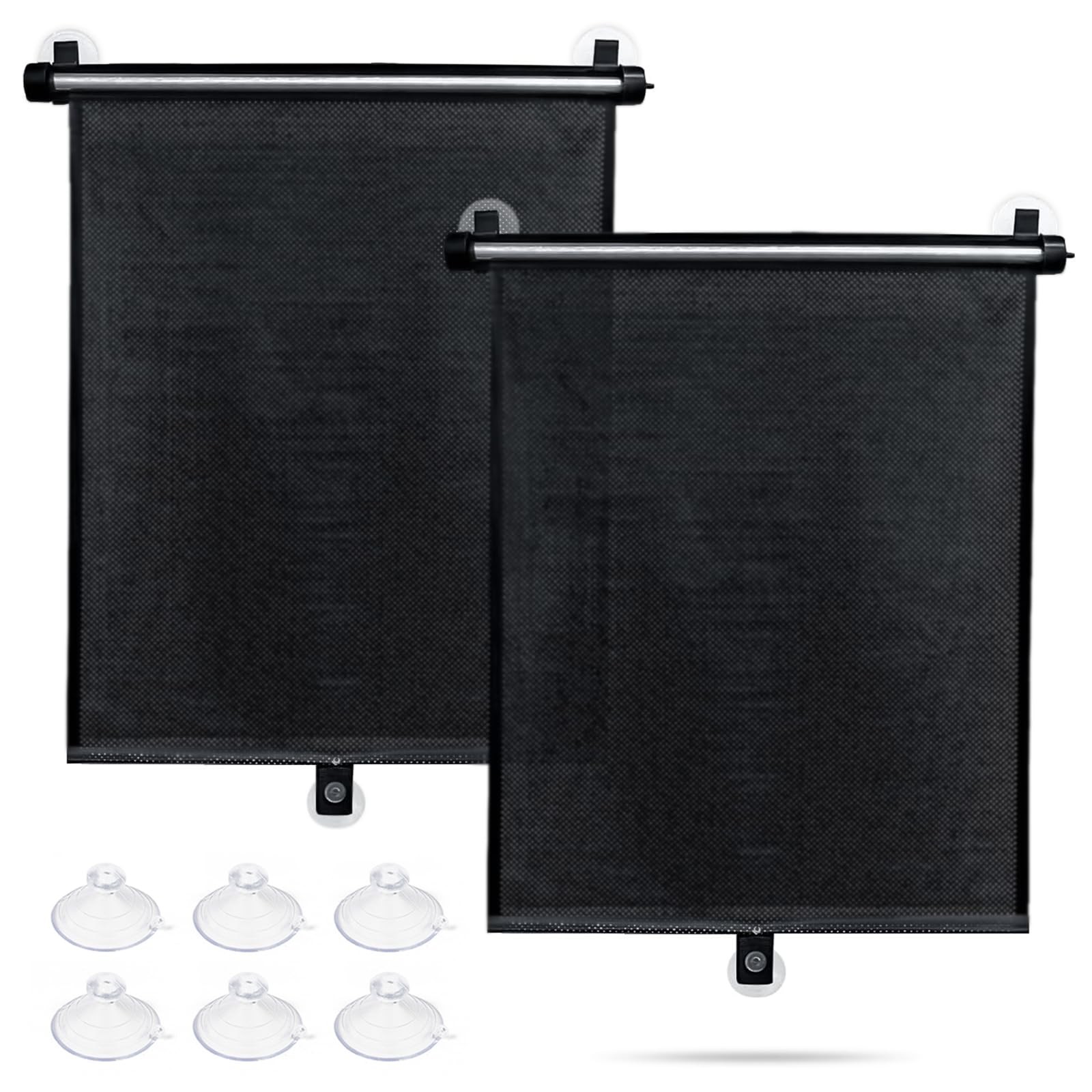 Sfee Car Window Shade for Side Windows, 2 Pack 2 Pack-17.7″x 15.7″, [‘Black’]