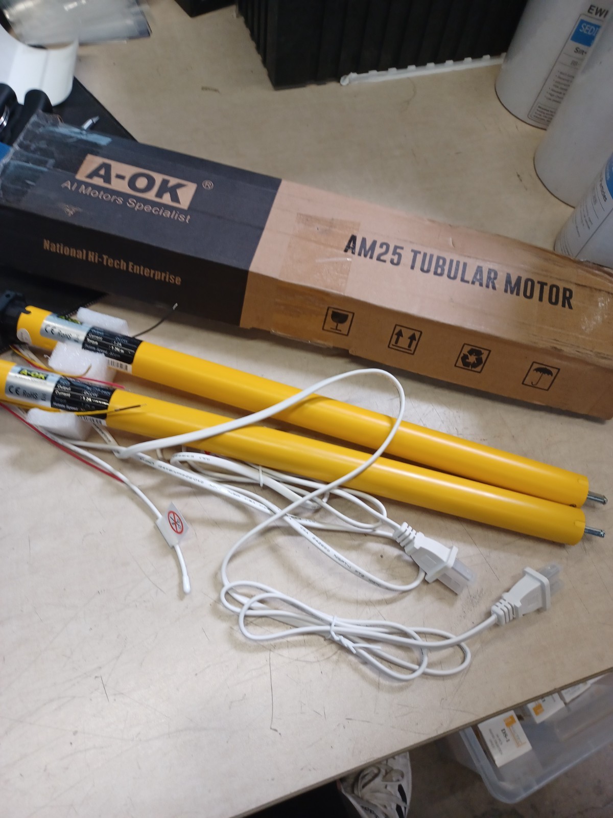 Wifi Smart Blinds Motor, 110V/120V Wired Smart Roller Shades Motor