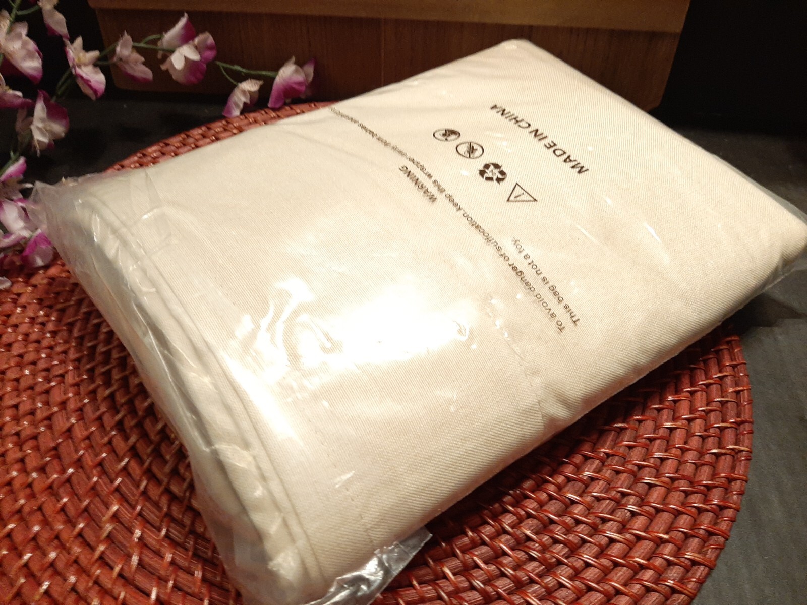 2 Donren Natural Faux Linen Curtain Panels 50×108 Rod Pocket & Back Tab Beige A7