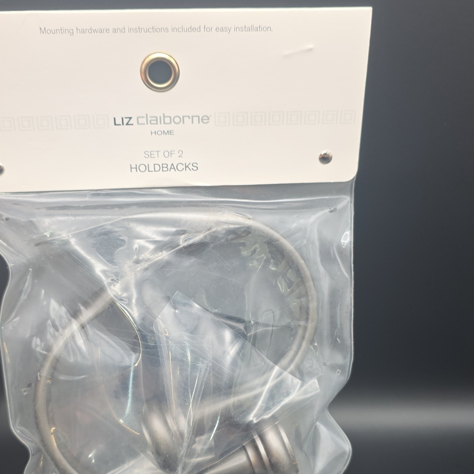 LIZ CLAIBORNE Curtain Rod Brackets