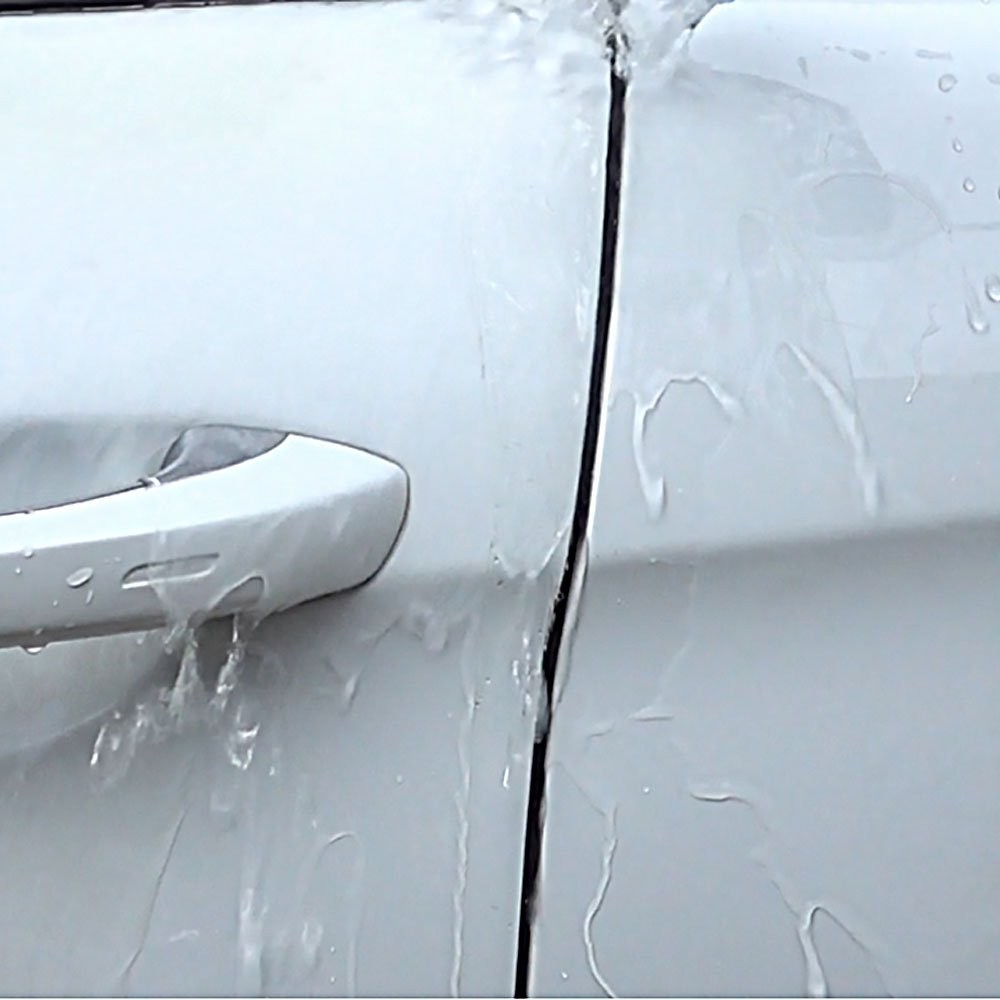 Car Door Sill Protector Edge Sticker Carbon Fiber Rubber Bumper Guard Strip JQ