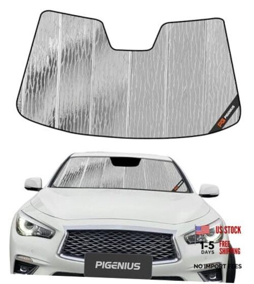 Windshield Sun Shade for Infiniti Q50 2014 2014-2024 Q50 Silver(AstraGuard)