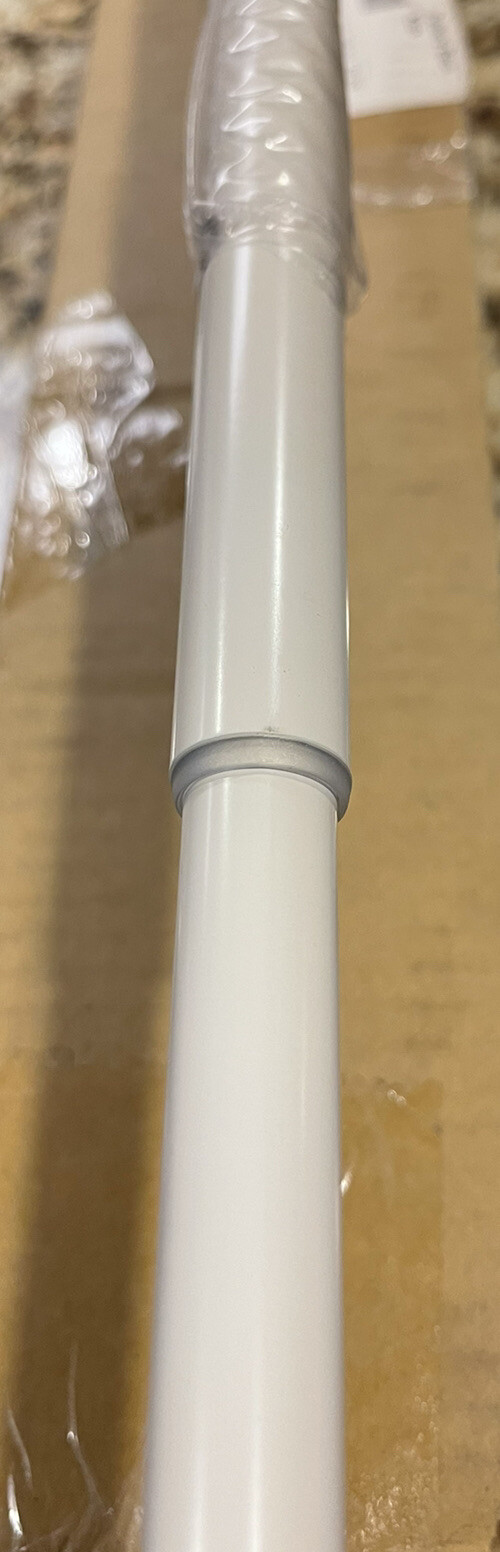 Pottery Barn Kids Double Curtain Rod Add-On Kit – Medium – 48-88″ – White – NEW