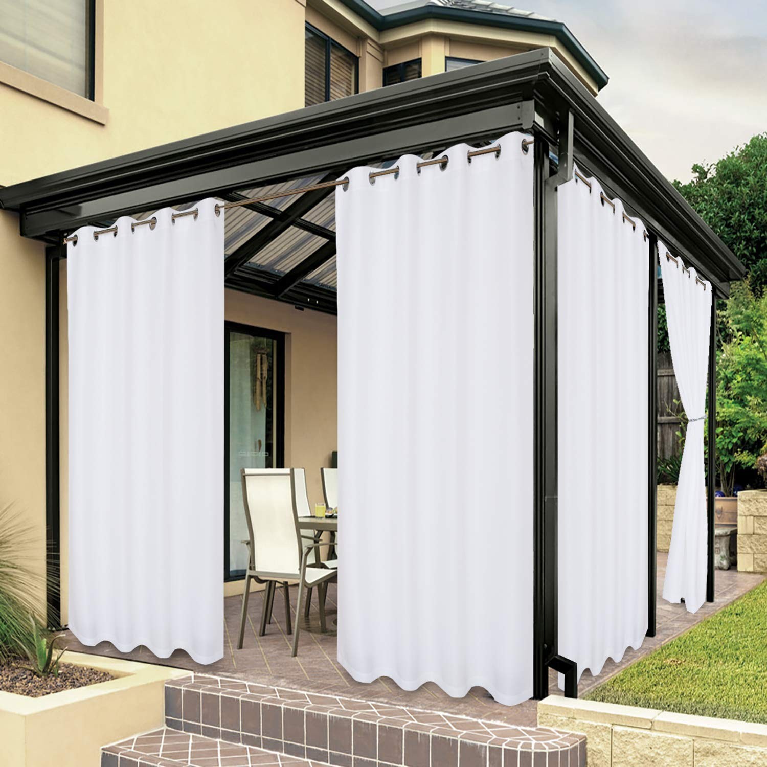 Outdoor Curtains for Patio Water Resistant