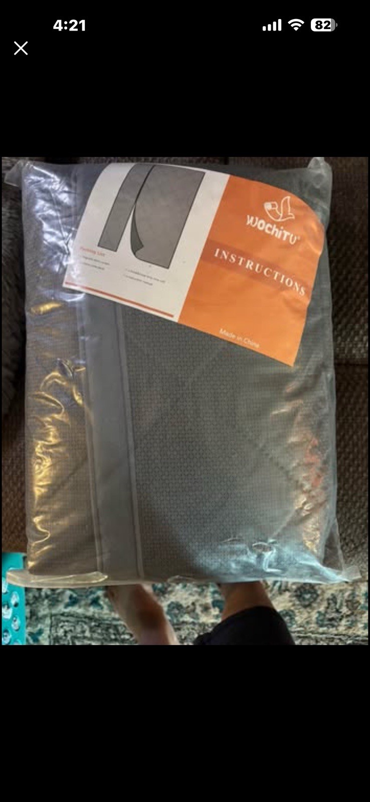 WochiTV Magnetic Waterproof Thermal Insulated Door Curtain 100” X 215” BN