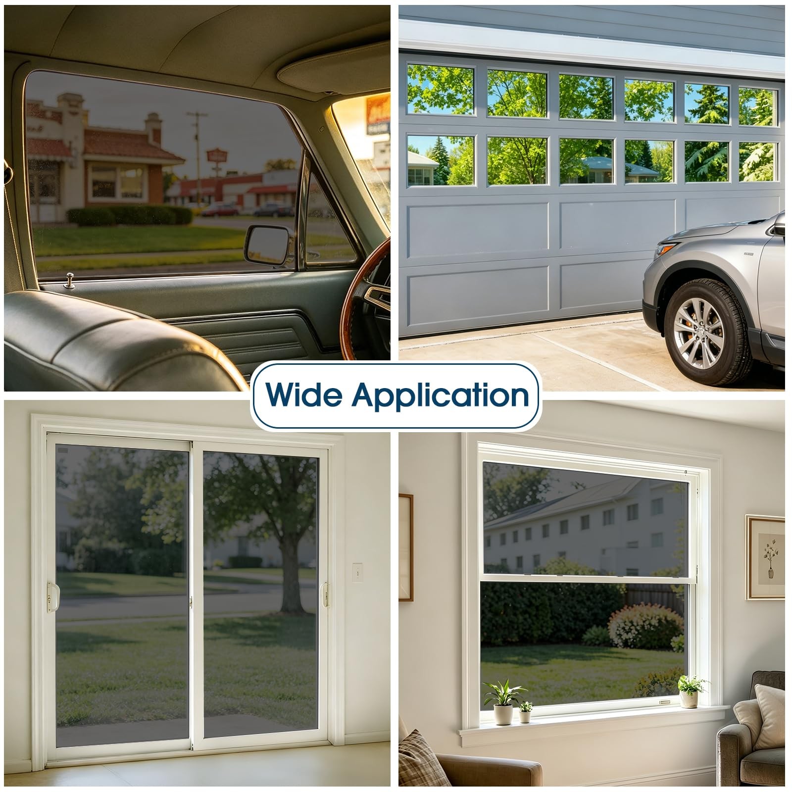 Coavas Window Privacy Film Daytime See Out Not in, 100% UV Blocking Heat Cont…