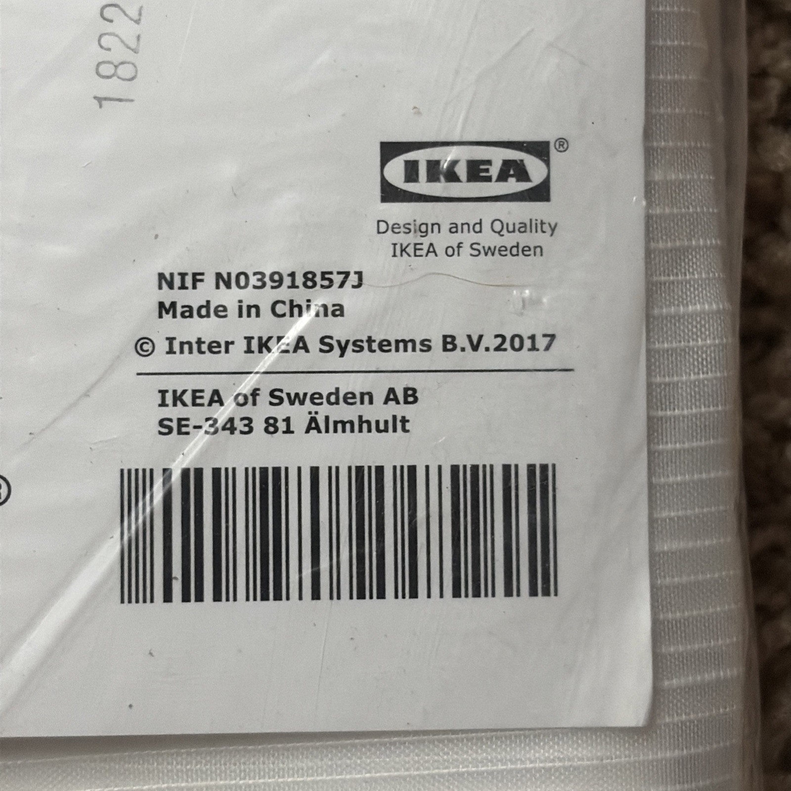 Ikea GJERTRUD Sheer Curtains 4 Panels (2 Pair) 57″ x 98″ Textured White – NEW