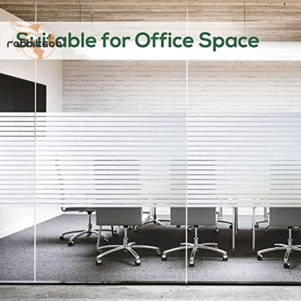 rabbitgoo Blinds Window Film Privacy Self Adhesive Static Cling Glass Sticker
