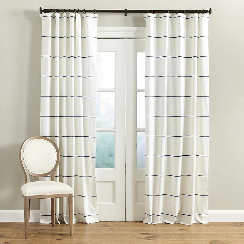 Ballard Designs Bowen Curtains, Never been used, no packaging, 50″x96″, 2 panels