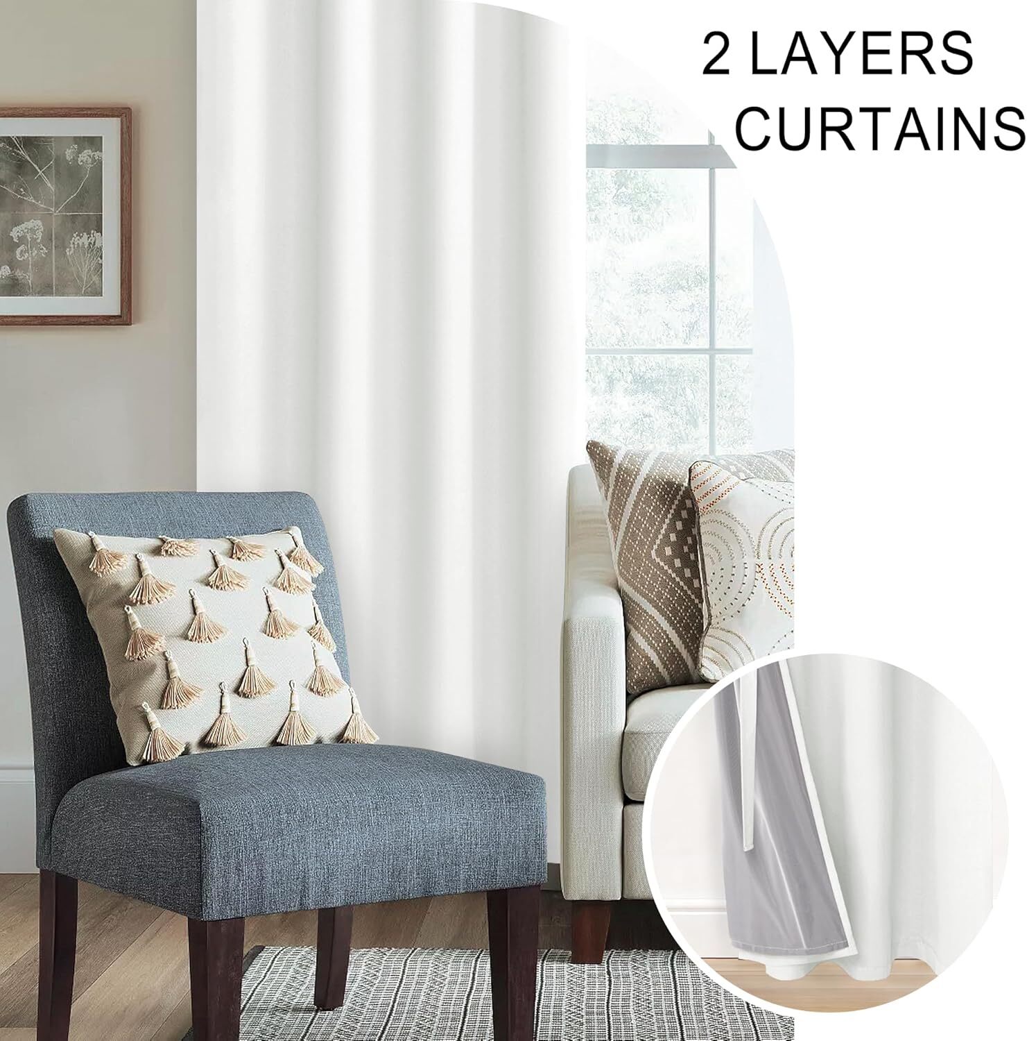 100% Blackout Window Curtains – Thermal Insulated & Completely Room Darkening