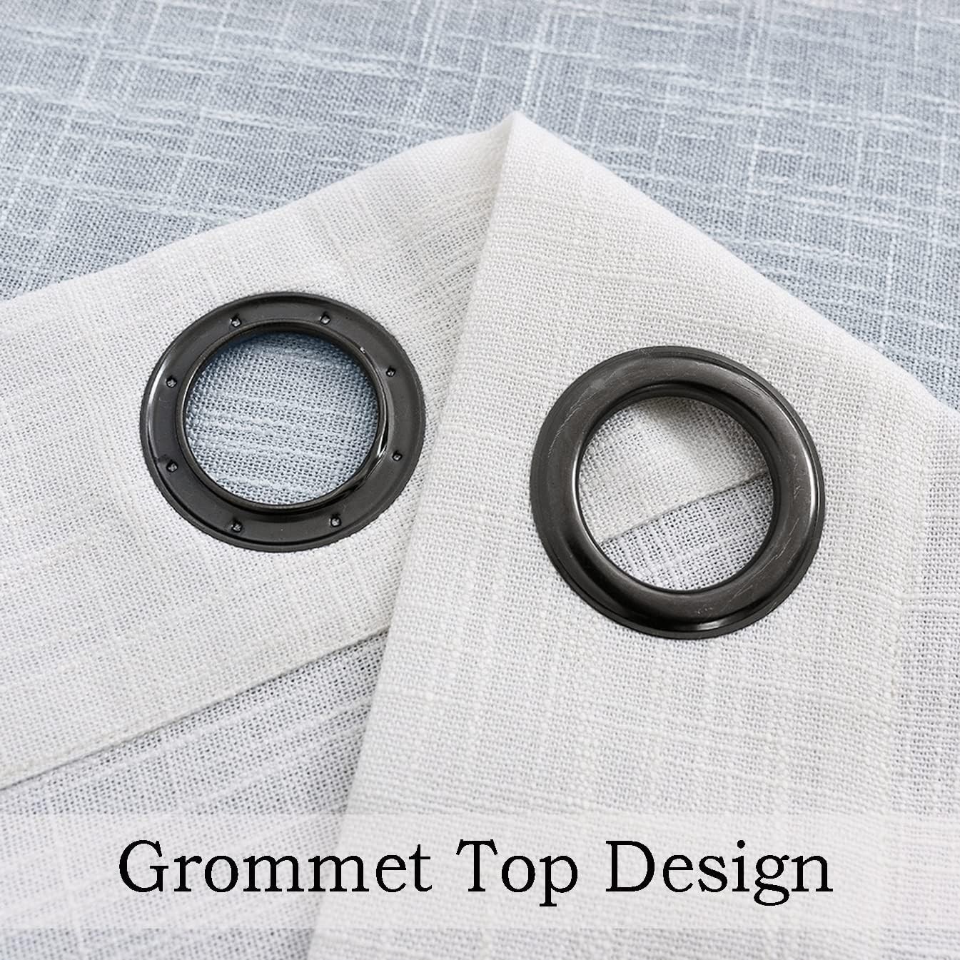 Stylish Rayon Blend Window Treatments – Cream to Indigo Blue
