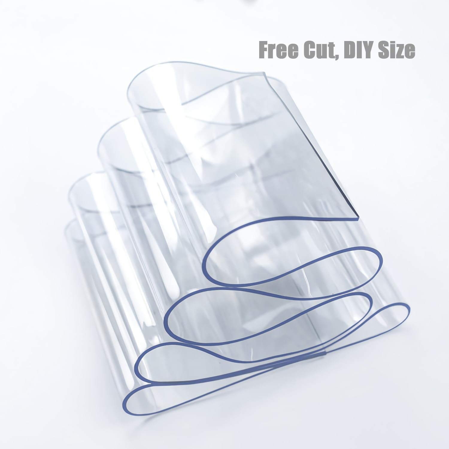 164 ft Vinyl PVC Strip Curtain Clear 7 Inch Width