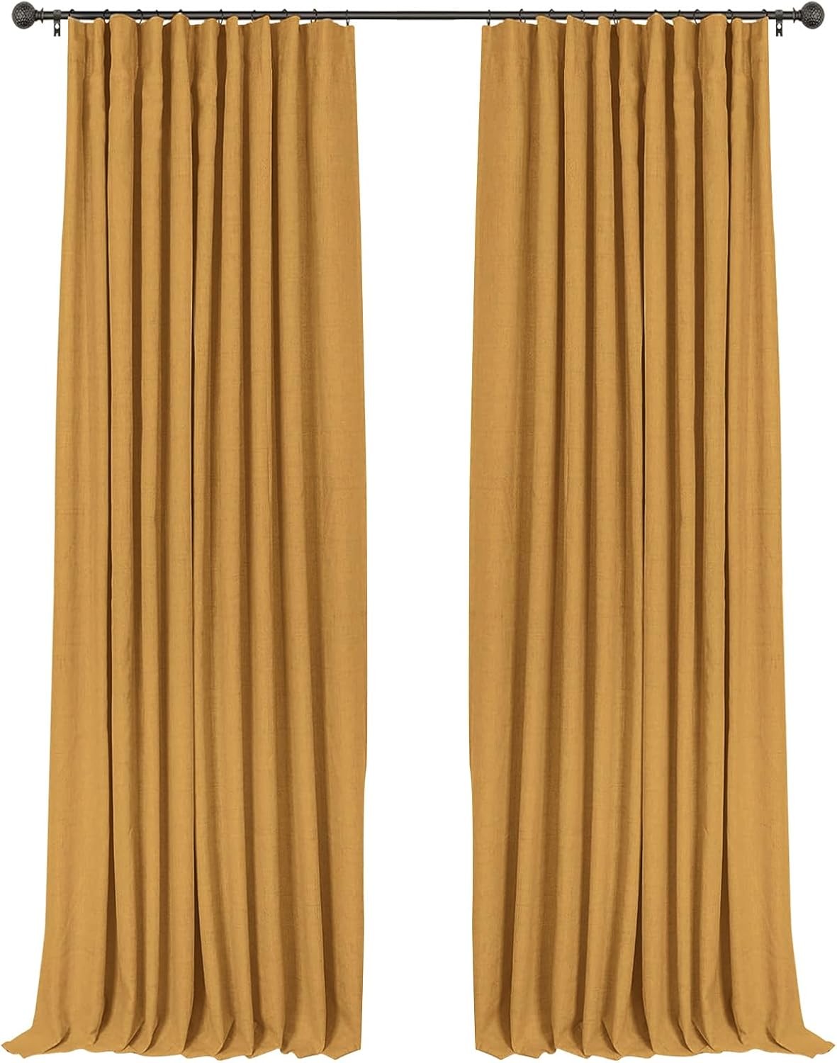 100% Blackout Curtains Thermal Insulated Drapes for Bedroom Living Room