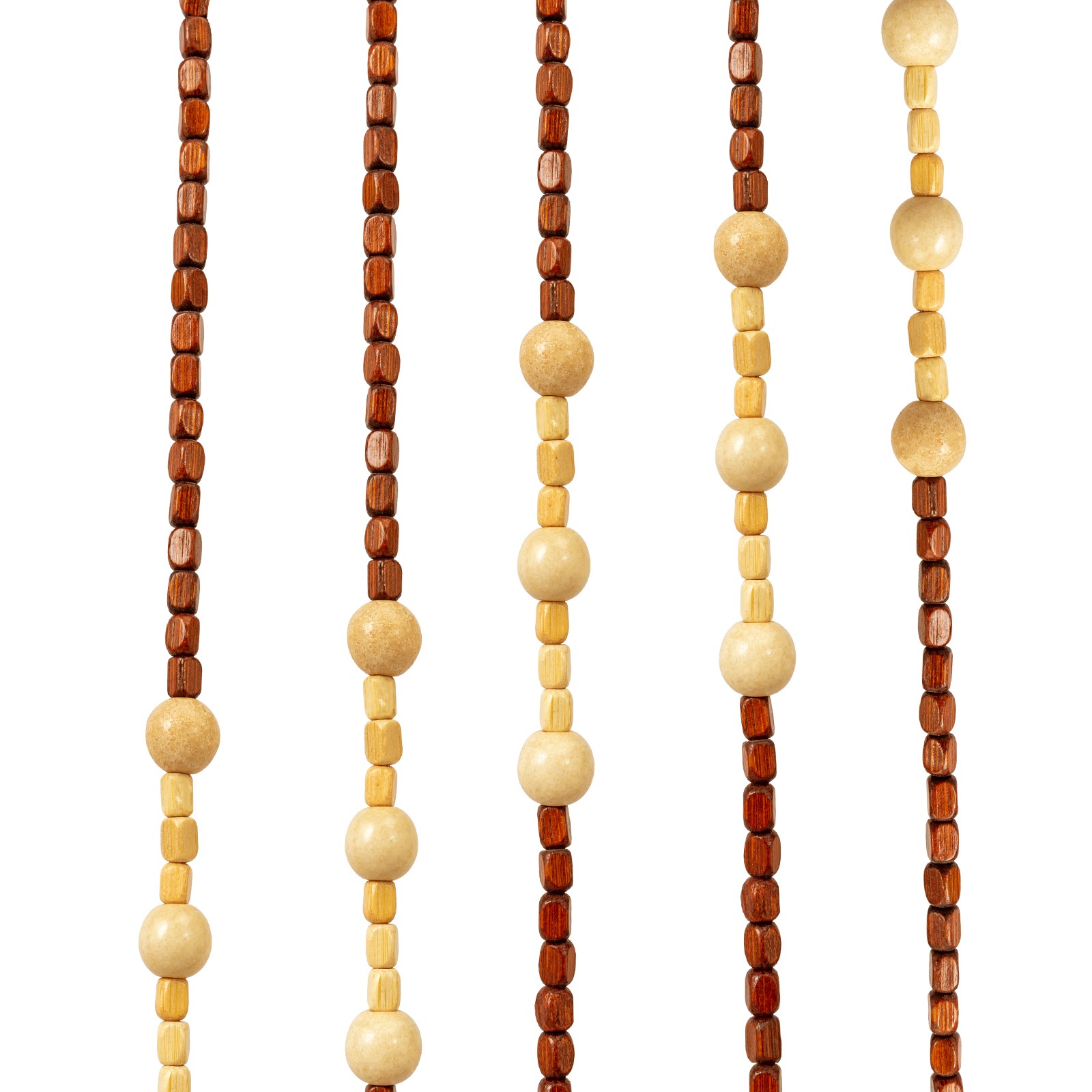 Bamboo Bead Curtain String Door Curtains Beaded Wooden Curtain Fit For Doorway