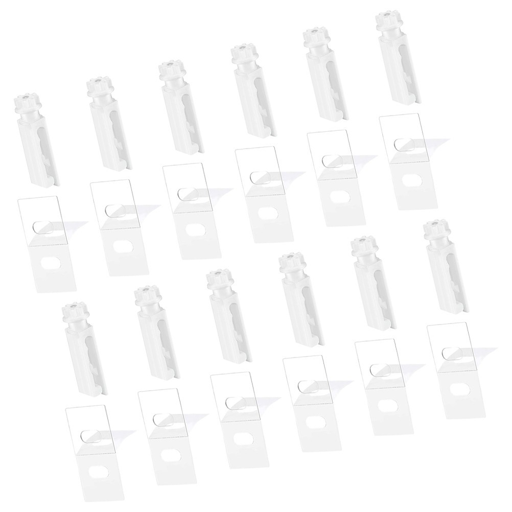 12 Set PVC Vertical Blind Replacement Stems for Window Repairs