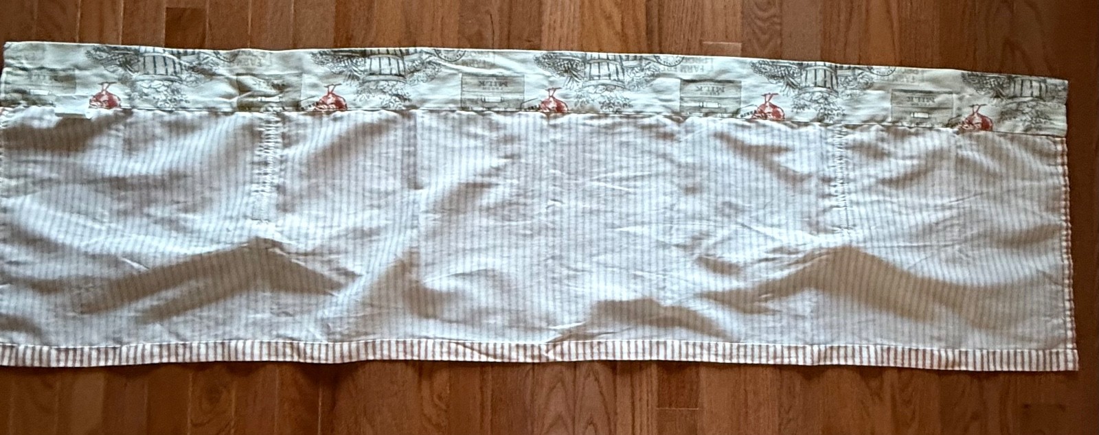 Better Homes & Gardens Rustic Farmhouse Kitchen Window Valance Rooster, 1 panel