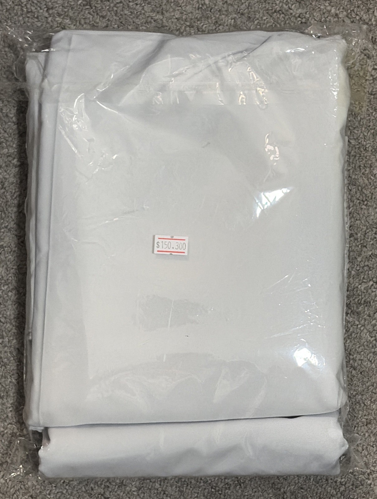 58” x 120” Curtain Drapes Backdrop 2 Pcs Set | Light Gray | BRAND NEW