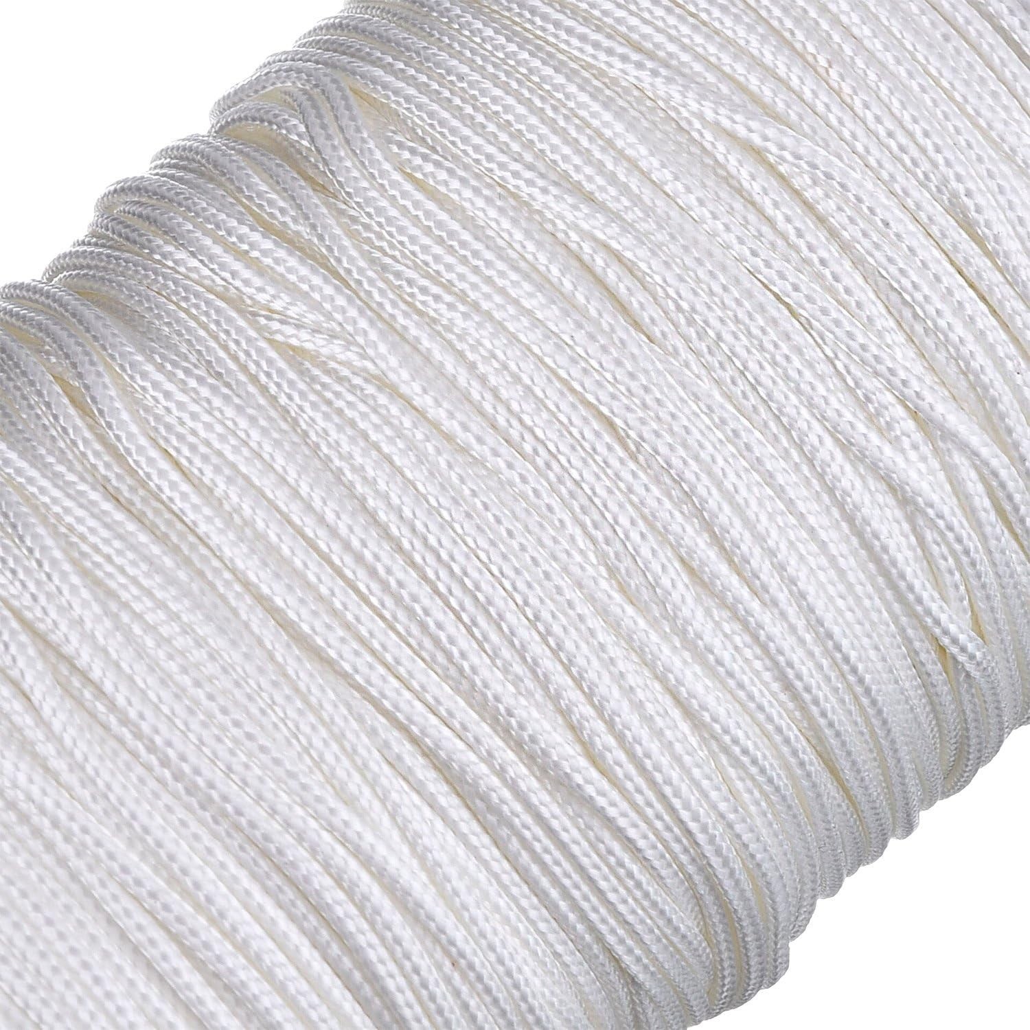 109 Yards/Roll Blind Replacement String White Braided Lift Shade Cord for Alu…