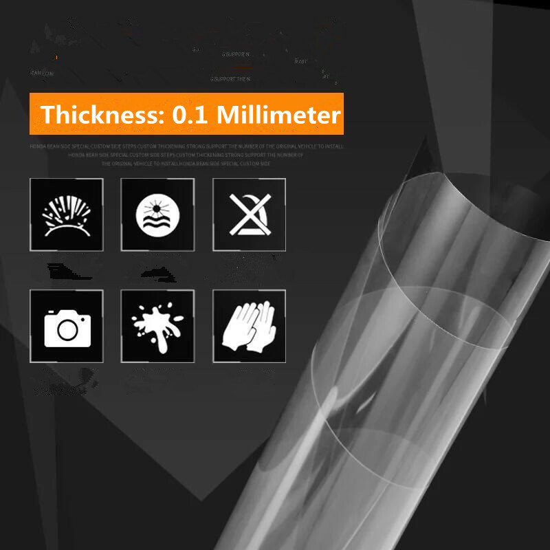 2Mil Security Window Film shatter-Proof Glass protection PET Sticker HOHOFILM
