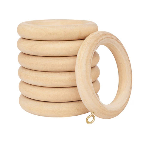 Kirsch Wood Trends Classics Rings, for 1-3/8″ pole, Unfinished MPN# 5602BBG091
