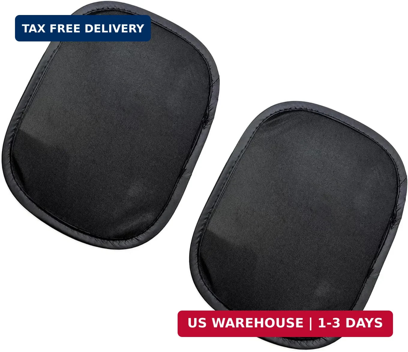 2PCS Car Miniature Static Cling Window Shade, PVC Heat-resistant Anti-glare Smal