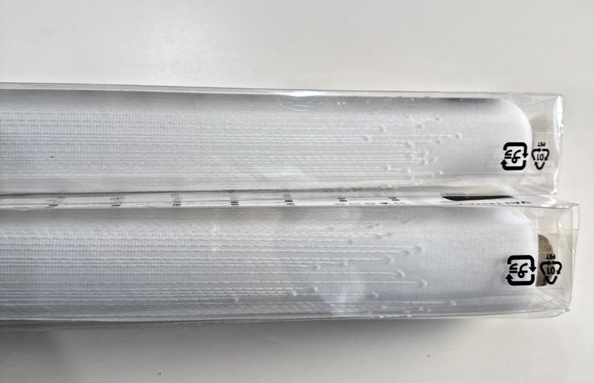 Lot of 2 Ikea VATTENAX Panel Curtain Blind White 24″ x 118″ New 502.993.14