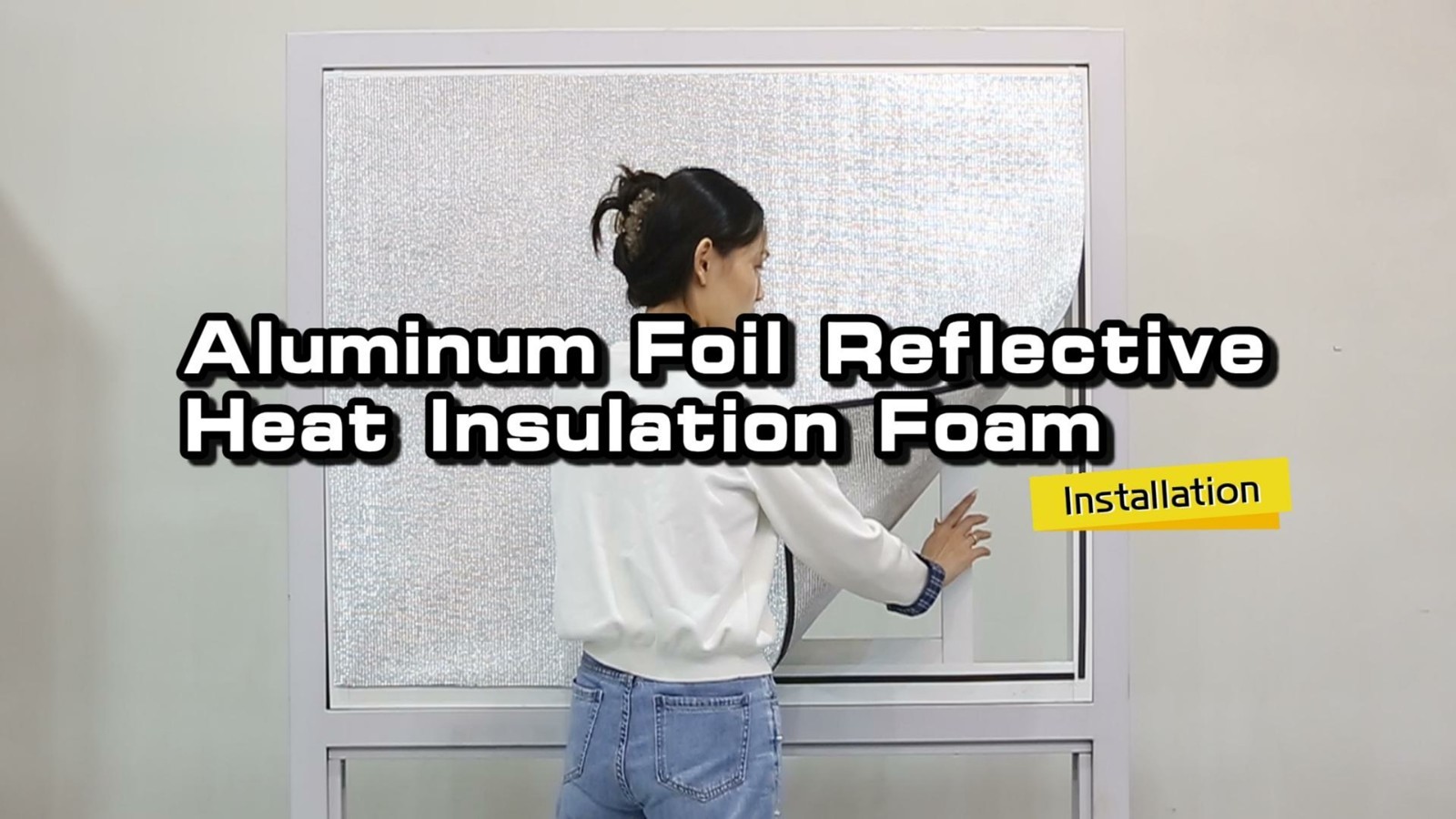 Magnetic Window Insulation Kit Thermal Reflective Aluminum Film 24x36in