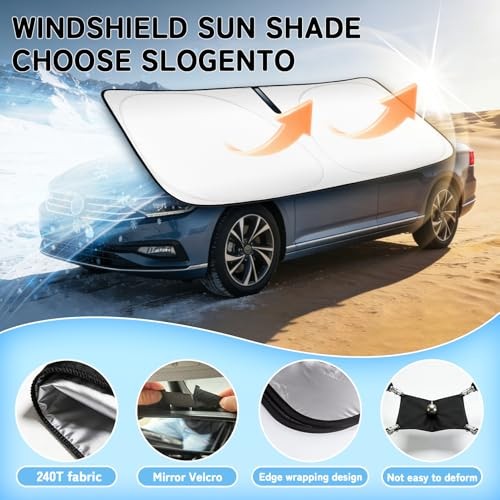 Custom Fit Windshield Sun Shade for Porsche for 2017-2025 Porsche Panamera